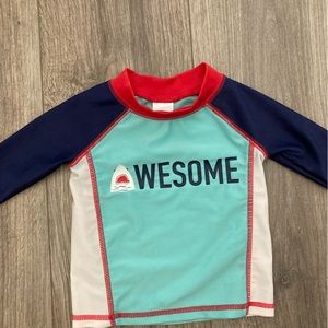Baby boy Uv swim shirt rashguard 3-6 month
